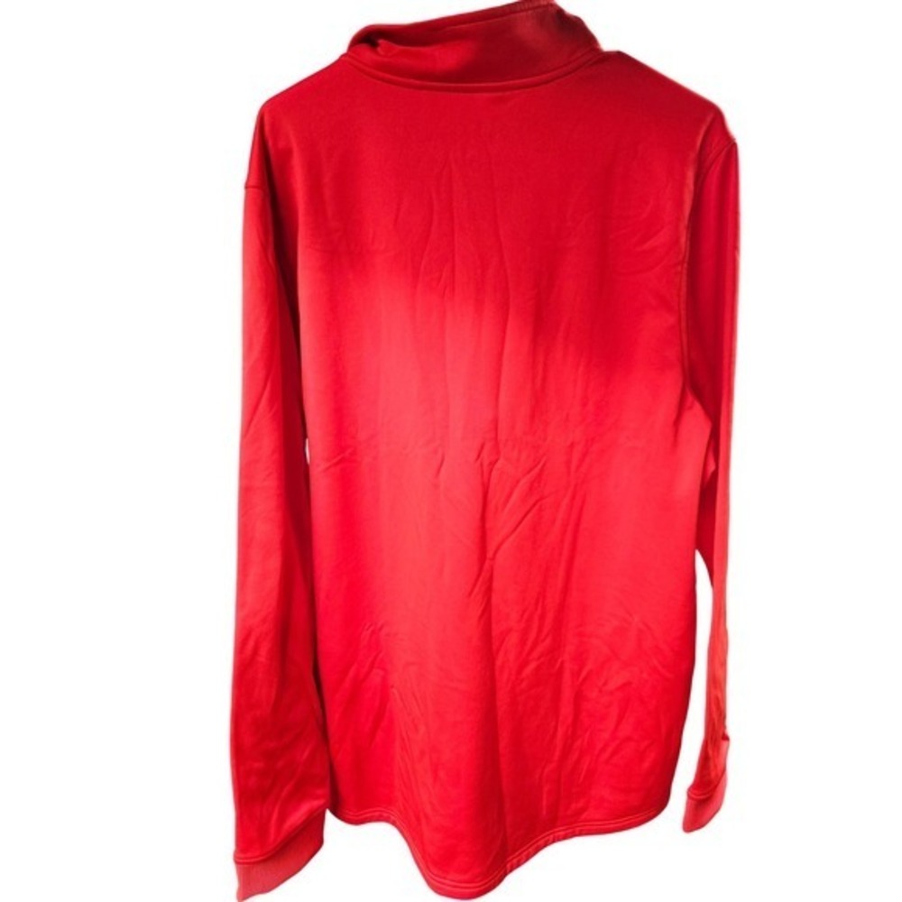 Under Armour XL Neon Orange ColdGear Pullover Long Sleeve Training Top - Picture 2 of 4